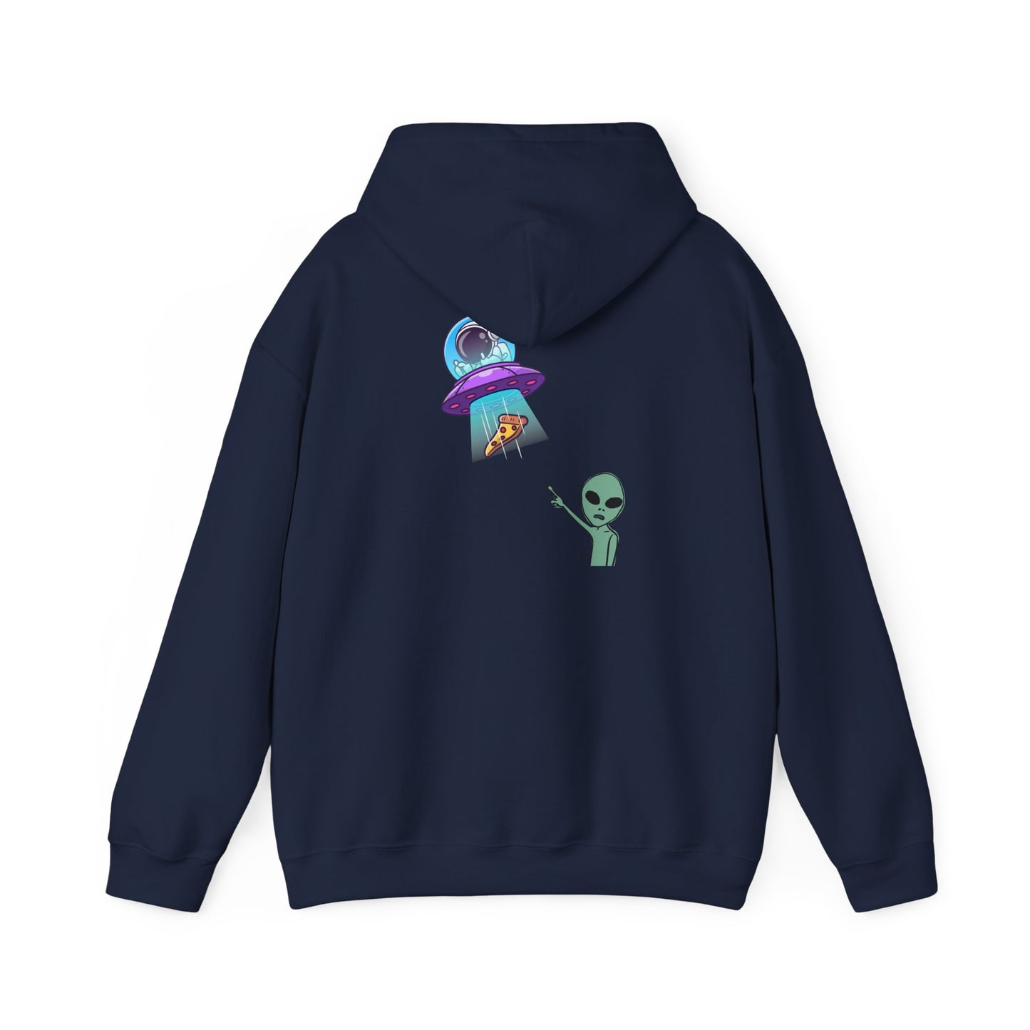 Alien UFO Hoodie — Cute Alien Abduction Graphic Pullover