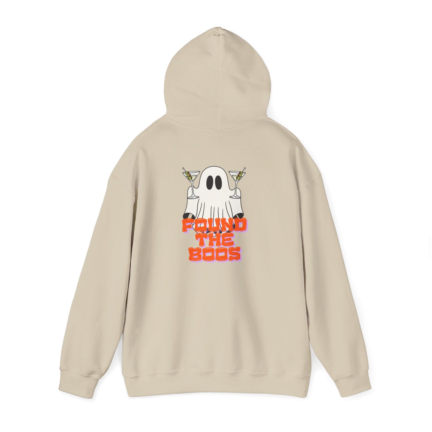 Found The Boos Hoodie — Cute Ghost Halloween Pullover with 'Found The Boos' Text