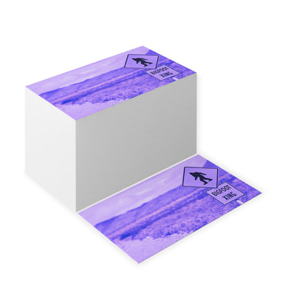 Bigfoot Crossing Business Cards — Novelty Outdoor-Themed Networking Cards