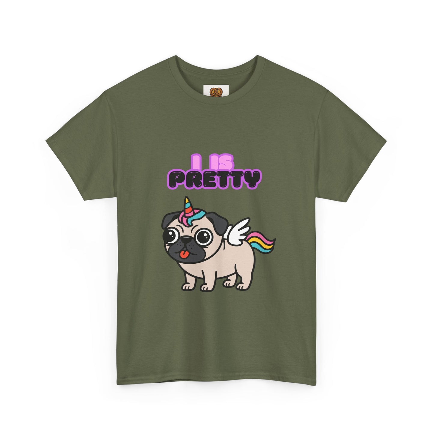 Pugicorn "I Is Pretty" Tee