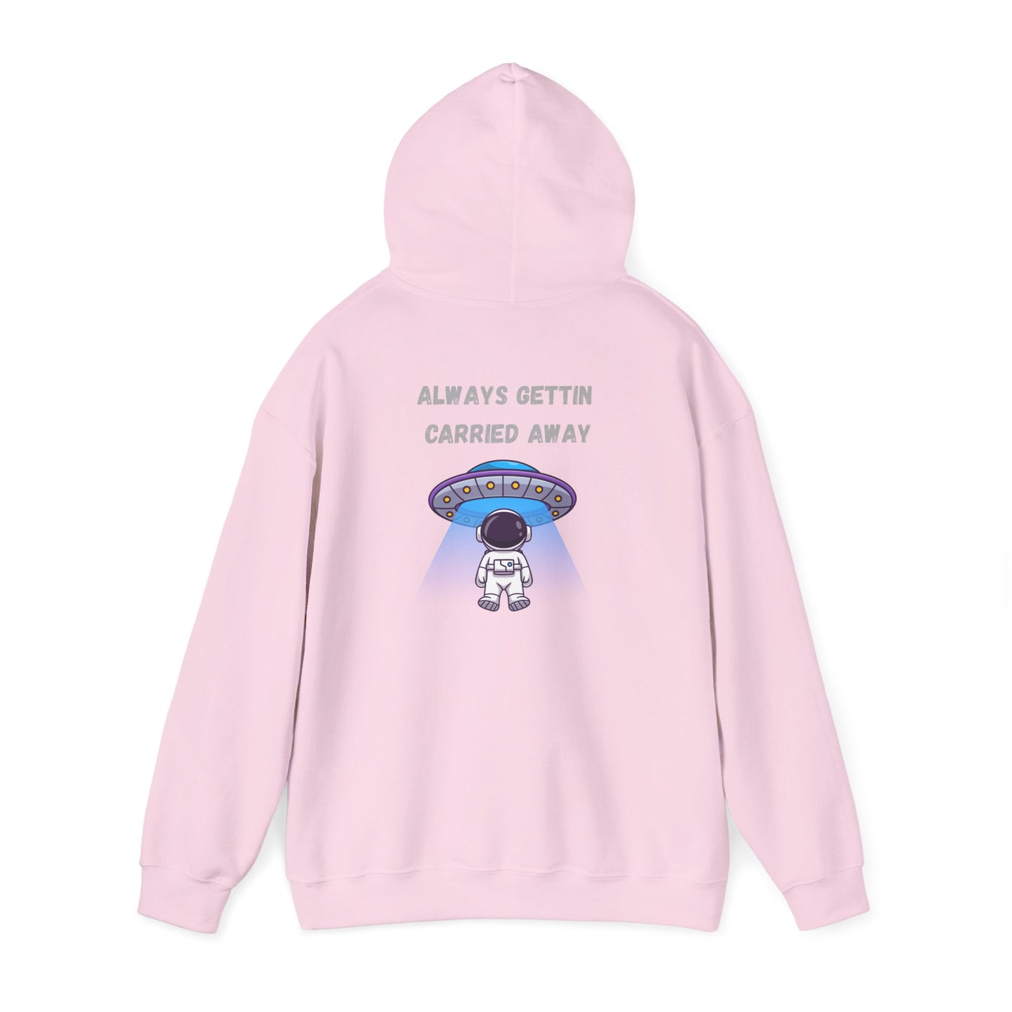 Astronaut UFO Hoodie — "Carried Away" Space Abduction Sweatshirt