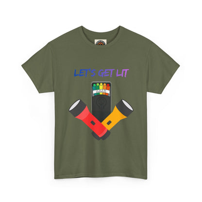 Let's Get Lit Flashlight Ghost Hunting T-Shirt