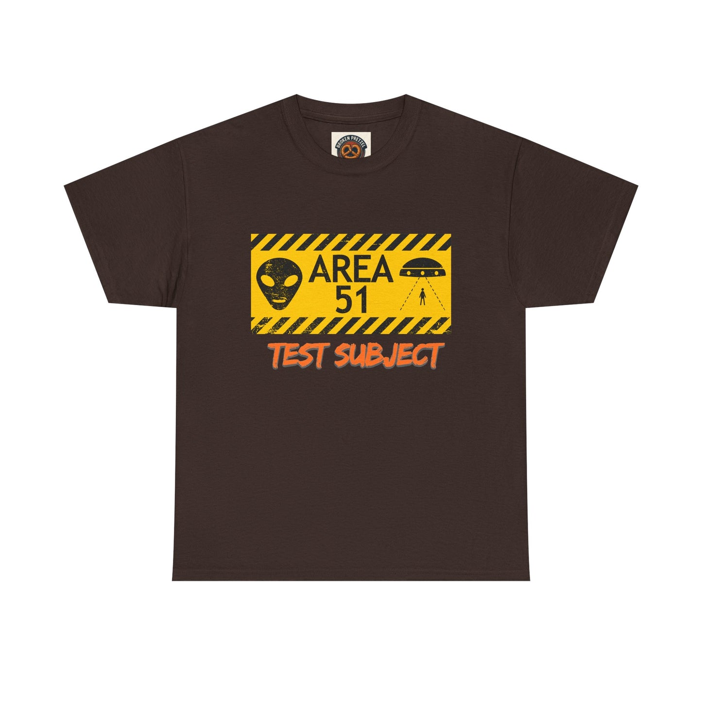 Area 51 Test Subject T-Shirt — Alien Warning Graphic Tee