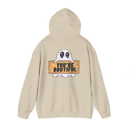 You're Bootiful Ghost Hoodie — Cute Halloween Pullover for Kids & Adults