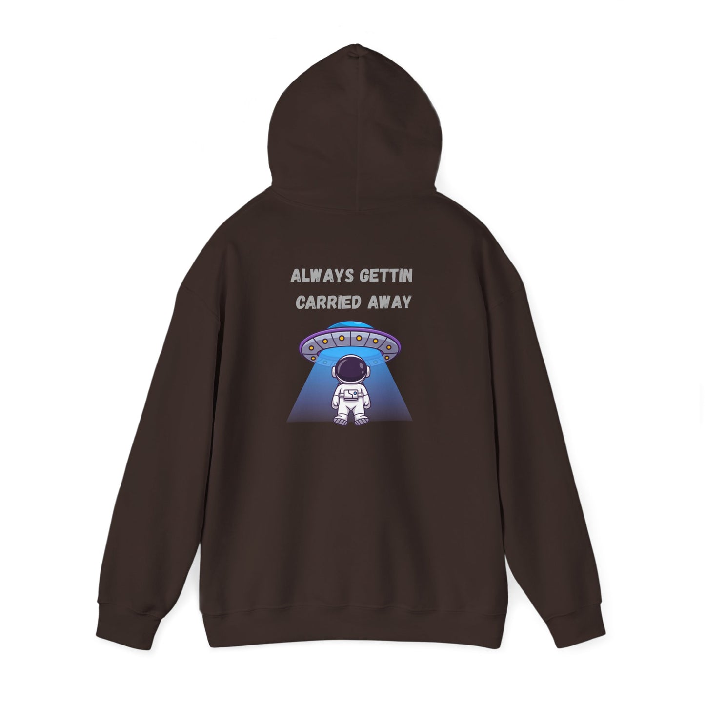 Astronaut UFO Hoodie — "Carried Away" Space Abduction Sweatshirt