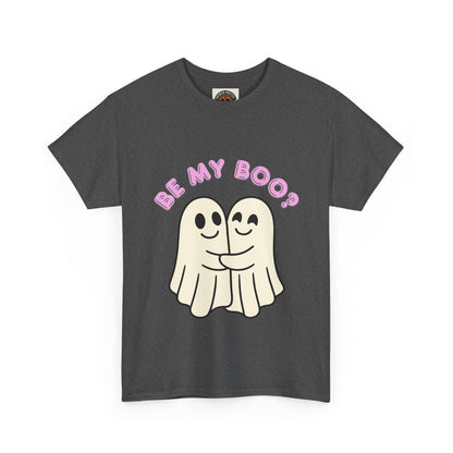 Be My Boo? Ghost Couple Tee — Cute Halloween Couples T‑Shirt