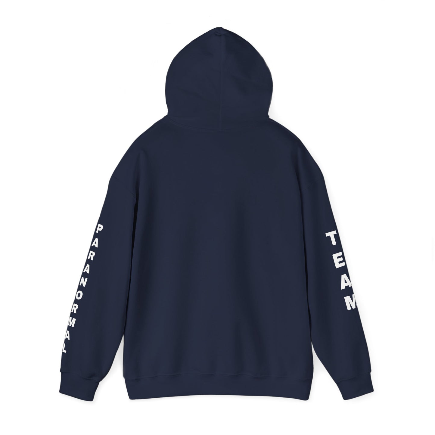 Paranormal Team Hoodie – Black Sleeve Print Hooded Sweatshirt