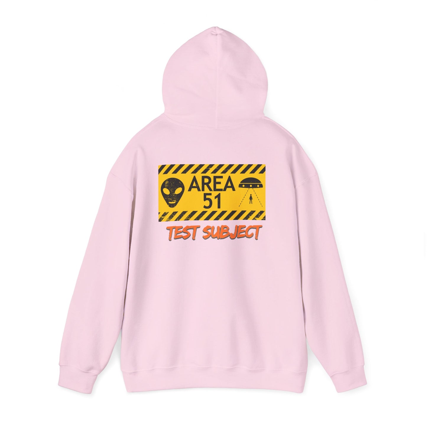 Area 51 Test Subject Hoodie — Alien Graphic Hooded Sweatshirt