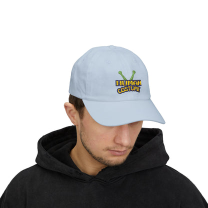 Dad Cap — 'Human Costume' Alien Antenna Embroidered Hat