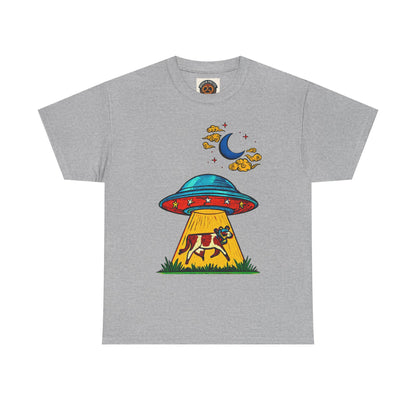 Alien UFO Cow Abduction T-Shirt