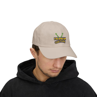 Dad Cap — 'Human Costume' Alien Antenna Embroidered Hat
