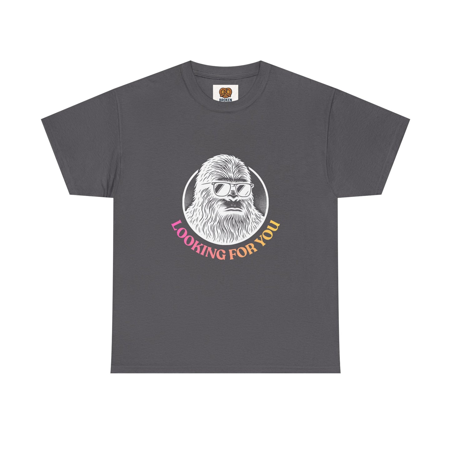 Looking For You Sasquatch T-Shirt — Retro Bigfoot Graphic Tee