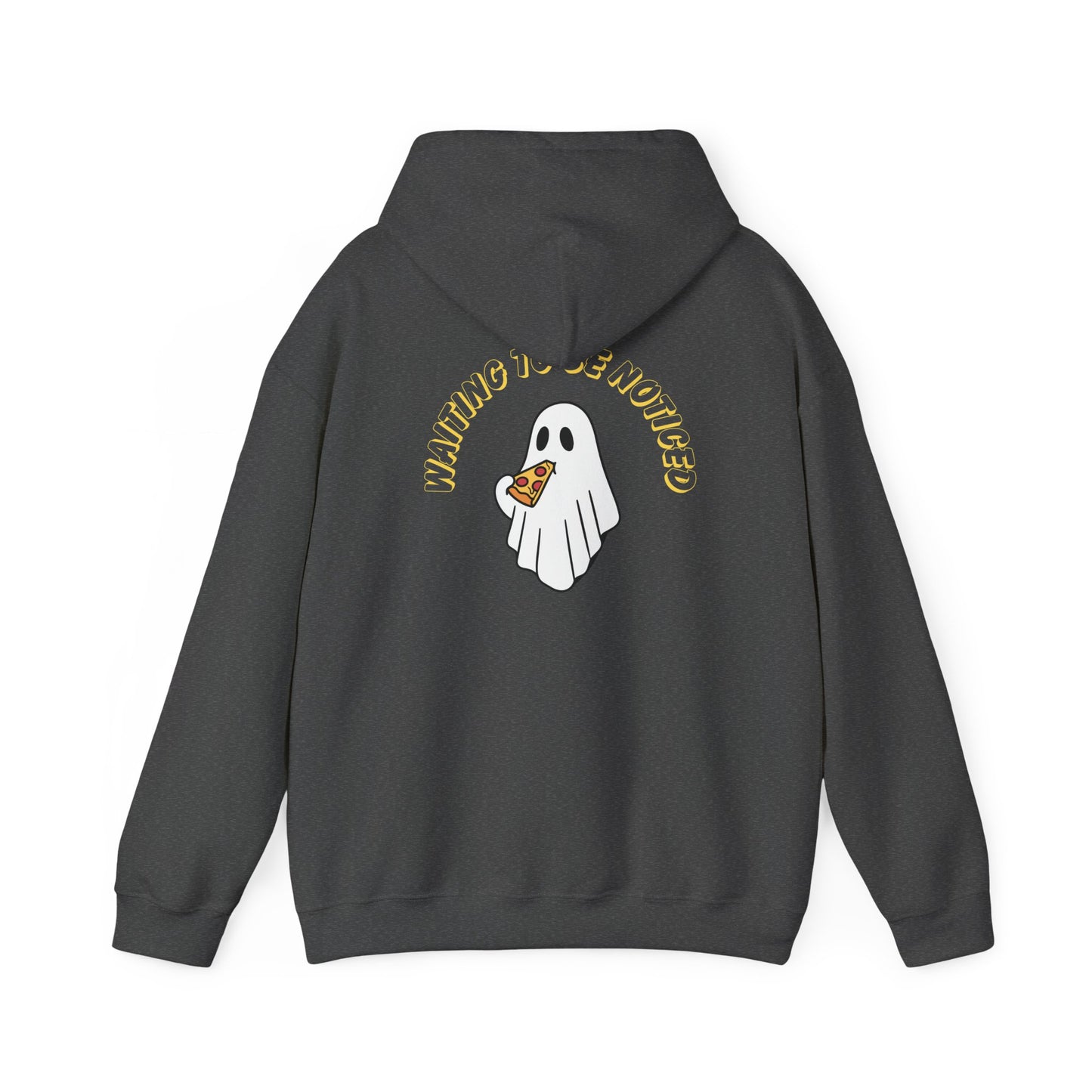 Ghost Eating Pizza Hoodie — Walking Is Overrated Graphic Sweatshirt