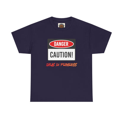 Caution! Danger 'Work In Progress' Graphic Tee