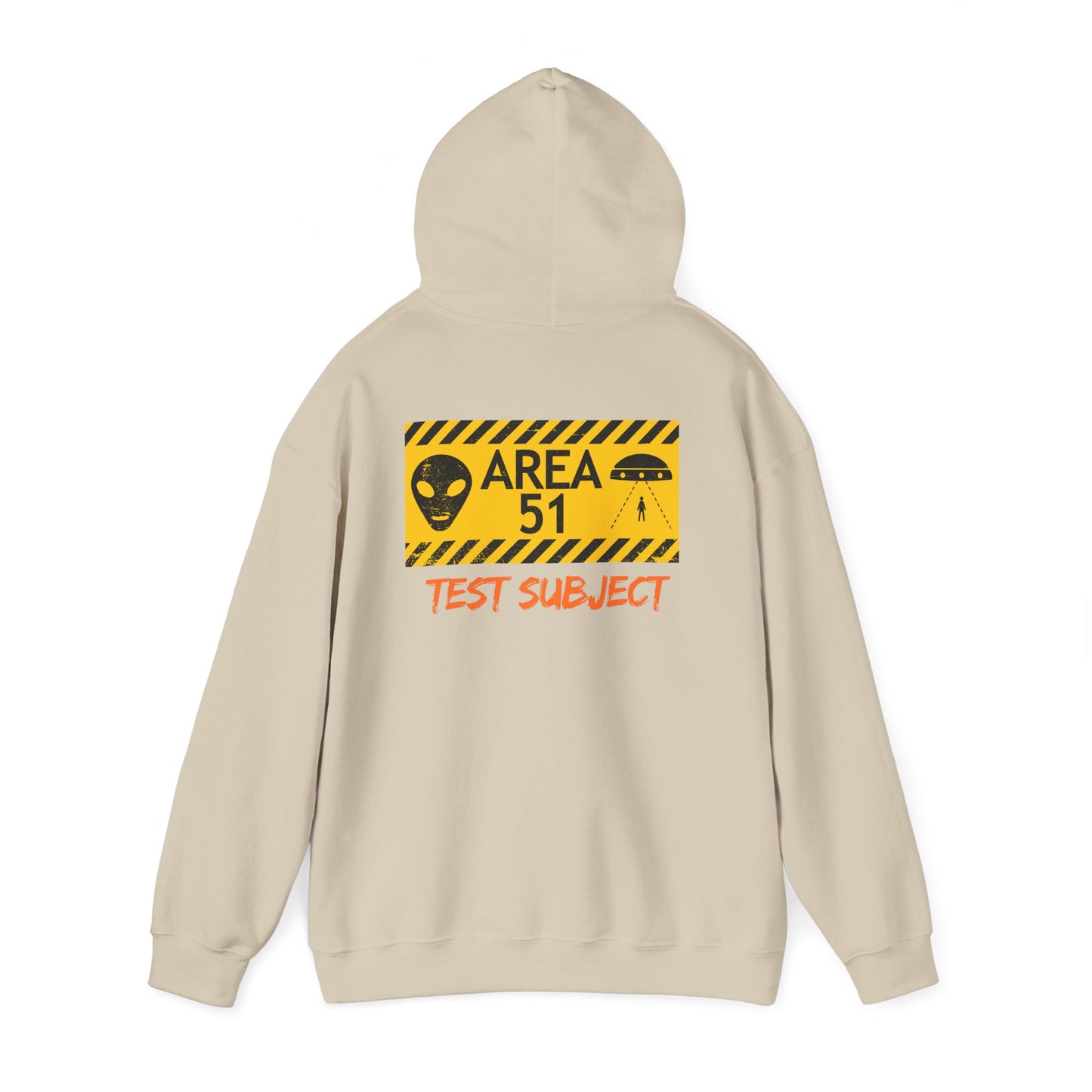 Area 51 Test Subject Hoodie — Alien Graphic Hooded Sweatshirt