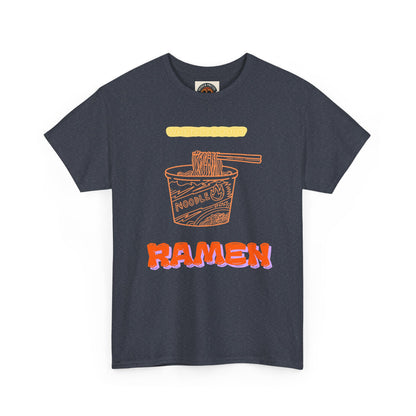 Ramen Cup Graphic Tee – Retro Noodle Illustration Casual T-Shirt