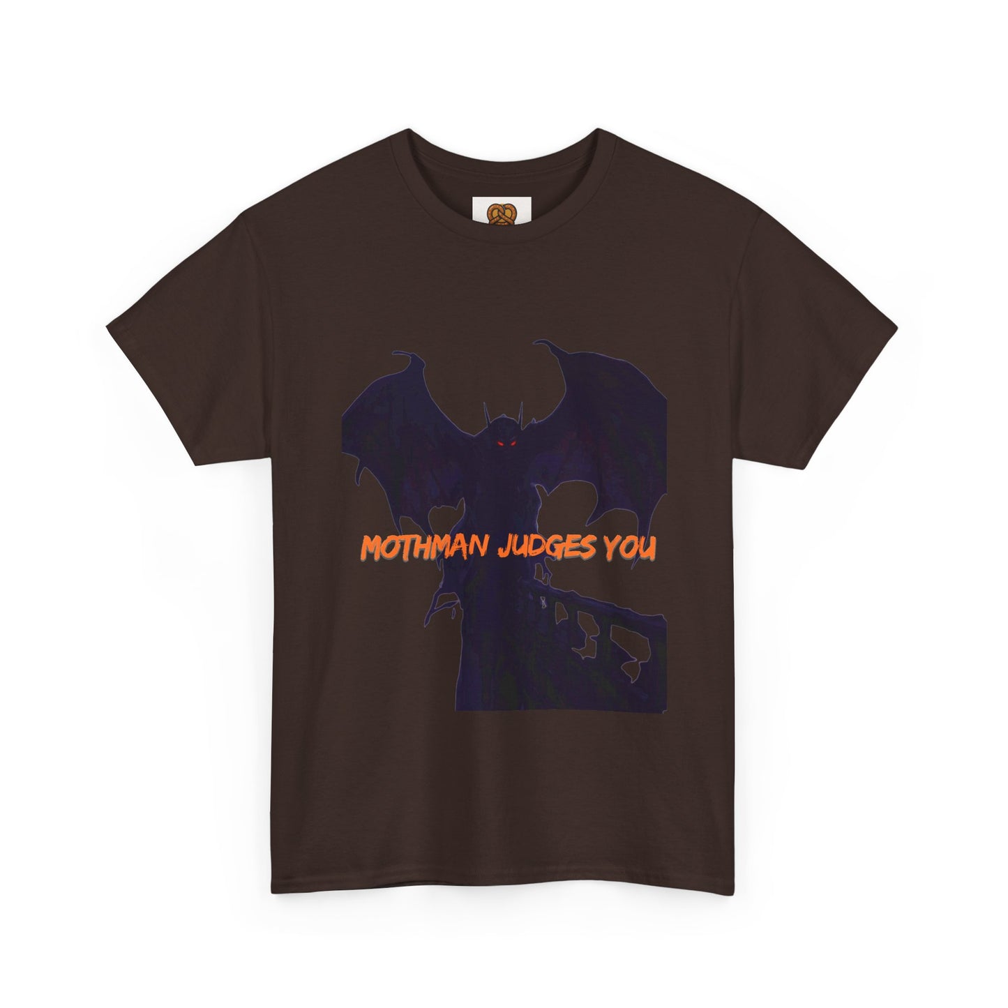 Mothman Judges You T‑Shirt — Cryptid Silhouette Graphic Tee