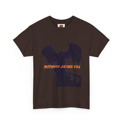 Mothman Judges You T‑Shirt — Cryptid Silhouette Graphic Tee