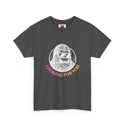 Looking For You Sasquatch T-Shirt — Retro Bigfoot Graphic Tee