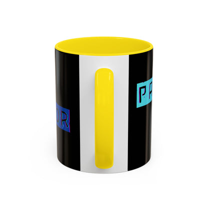 Paranormal Investigator Accent Coffee Mug – Blue Ribbon Design (11/15oz)