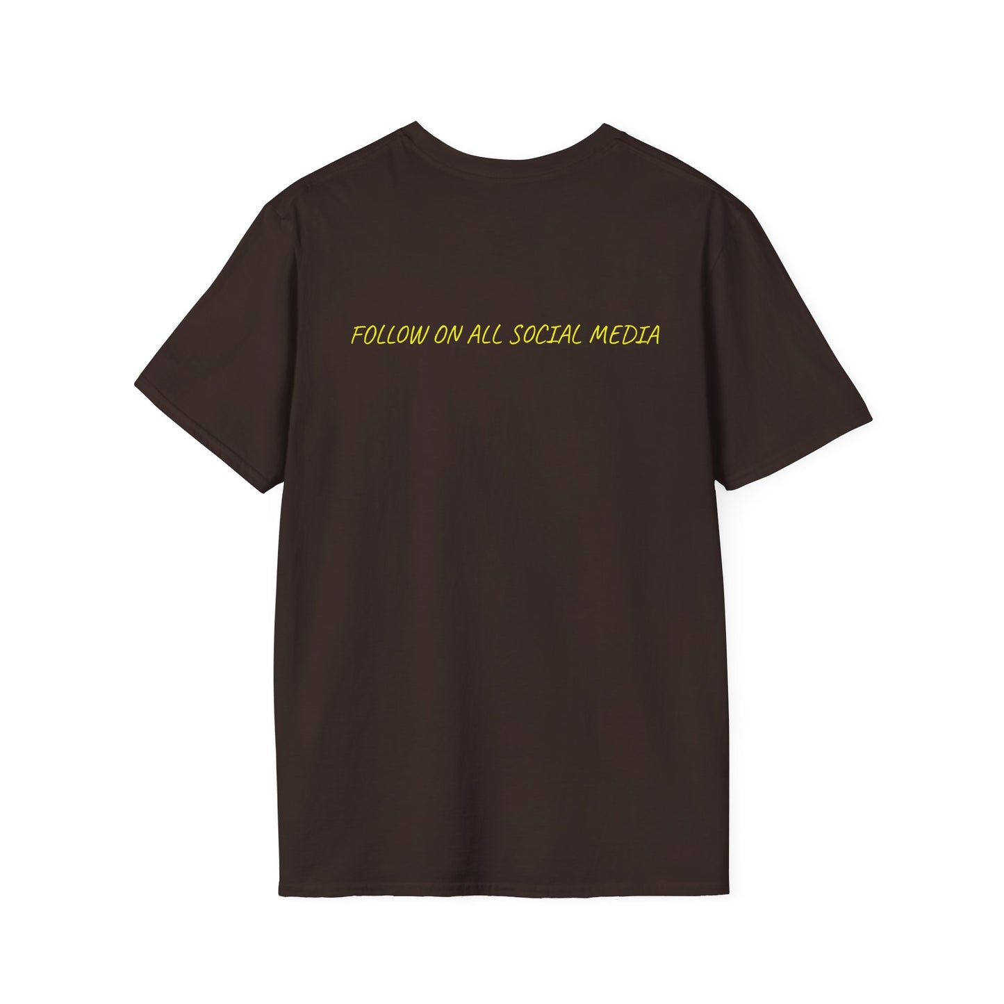 Paranormal Consultant Logo T-Shirt — 'Follow on All Social Media' Back Tee
