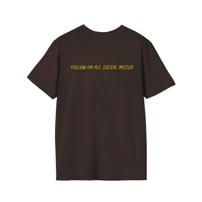 Paranormal Consultant Logo T-Shirt — 'Follow on All Social Media' Back Tee