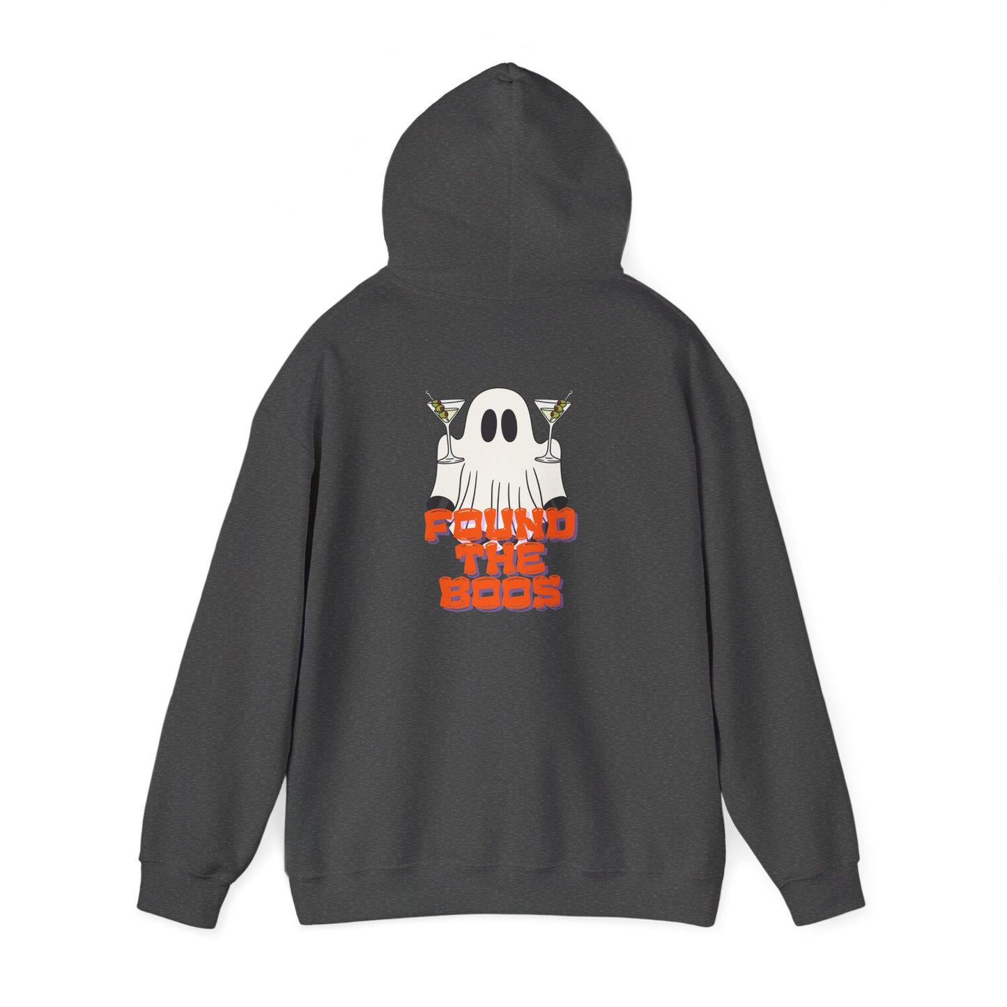 Found The Boos Hoodie — Cute Ghost Halloween Pullover with 'Found The Boos' Text