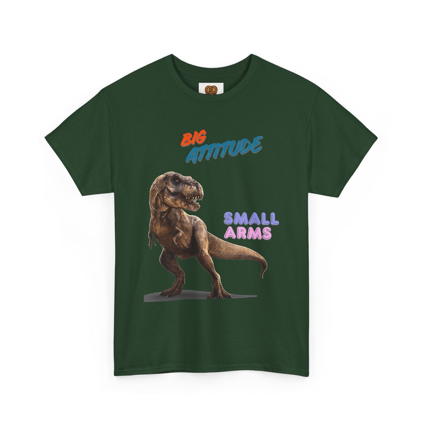 T-Shirt — "Big Attitude Small Arms" T-Rex Graphic Tee