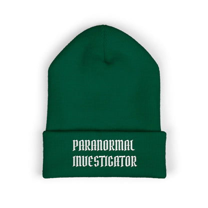 Paranormal Investigator Embroidered Beanie