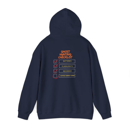 Hunting Checklist Hoodie — Funny Ghost Hunt Crewneck Sweatshirt