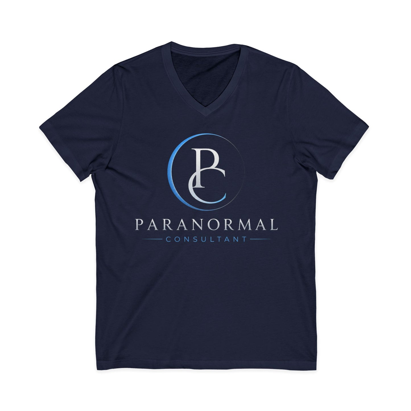 Paranormal Consultant V-Neck Tee — 'Paranormal Consultant' Logo Shirt