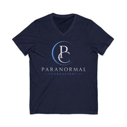 Paranormal Consultant V-Neck Tee — 'Paranormal Consultant' Logo Shirt