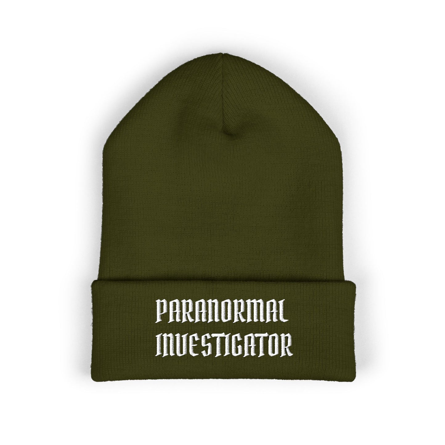 Paranormal Investigator Embroidered Beanie