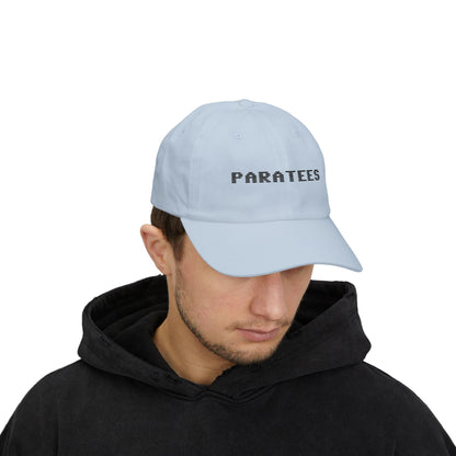 Paratees Dad Cap — Minimalist Embroidered Logo Baseball Hat