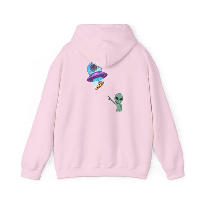 Alien UFO Hoodie — Cute Alien Abduction Graphic Pullover