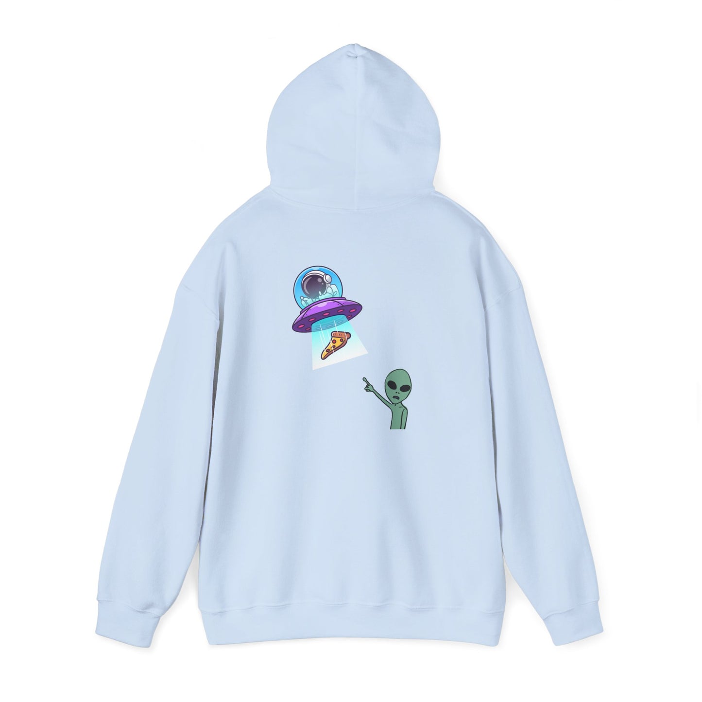 Alien UFO Hoodie — Cute Alien Abduction Graphic Pullover