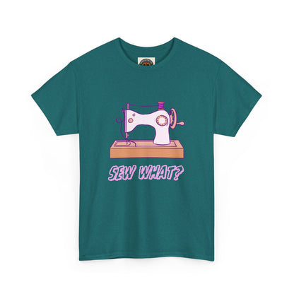 Sew What? Vintage Sewing Machine Tee — Funny Sewing Gift