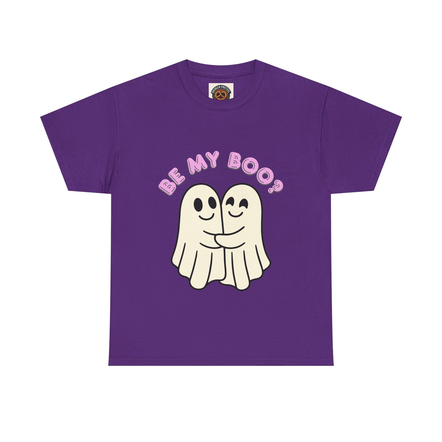 Be My Boo? Ghost Couple Tee — Cute Halloween Couples T‑Shirt