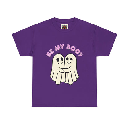 Be My Boo? Ghost Couple Tee — Cute Halloween Couples T‑Shirt