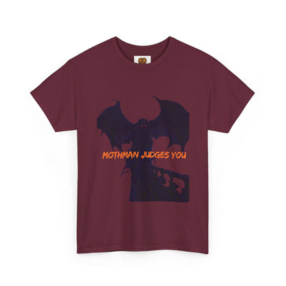 Mothman Judges You T‑Shirt — Cryptid Silhouette Graphic Tee