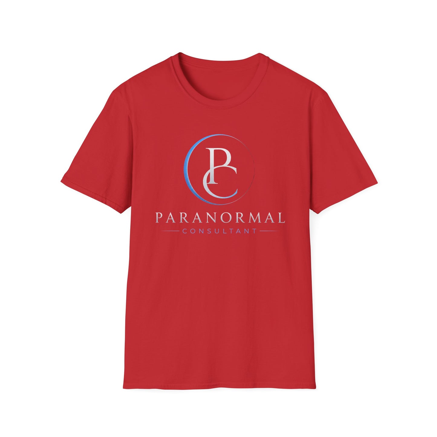 Paranormal Consultant Logo T-Shirt — 'Follow on All Social Media' Back Tee