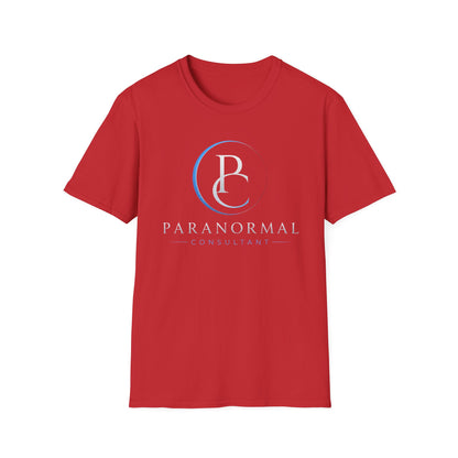 Paranormal Consultant Logo T-Shirt — 'Follow on All Social Media' Back Tee