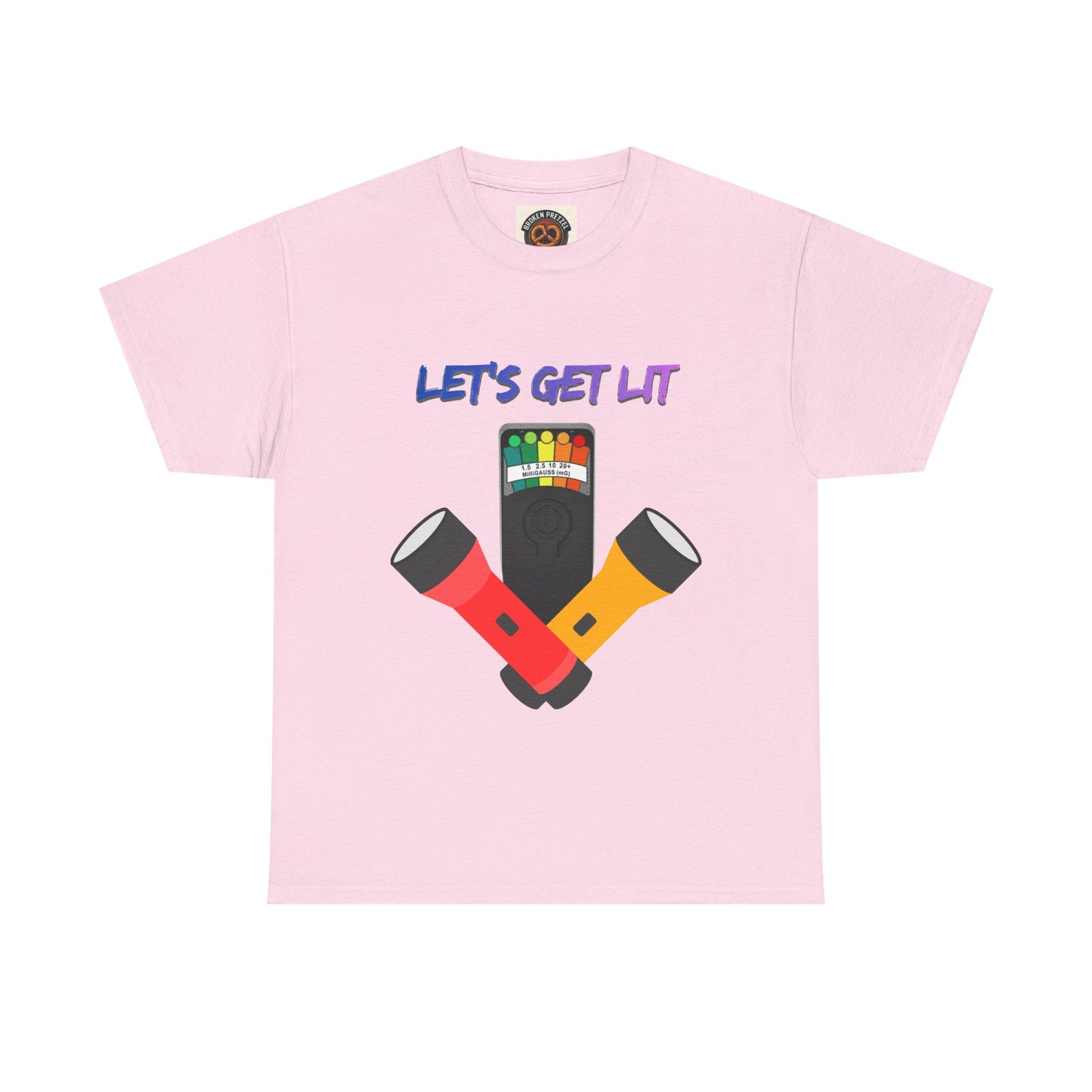 Let's Get Lit Flashlight Ghost Hunting T-Shirt