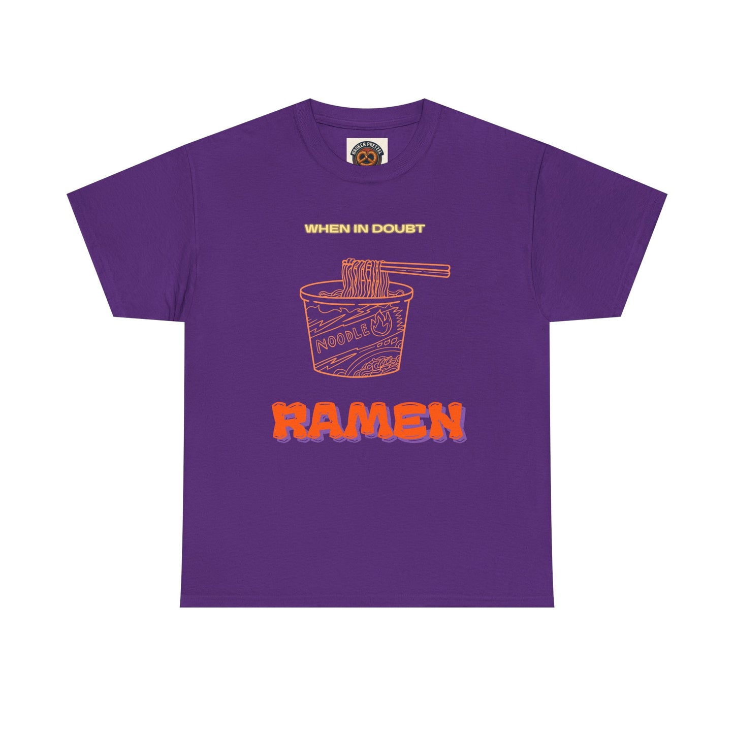 Ramen Cup Graphic Tee – Retro Noodle Illustration Casual T-Shirt