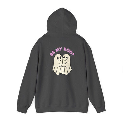 Ghost Hug Hoodie – “Be My Boo?” Cute Couple Halloween Sweatshirt