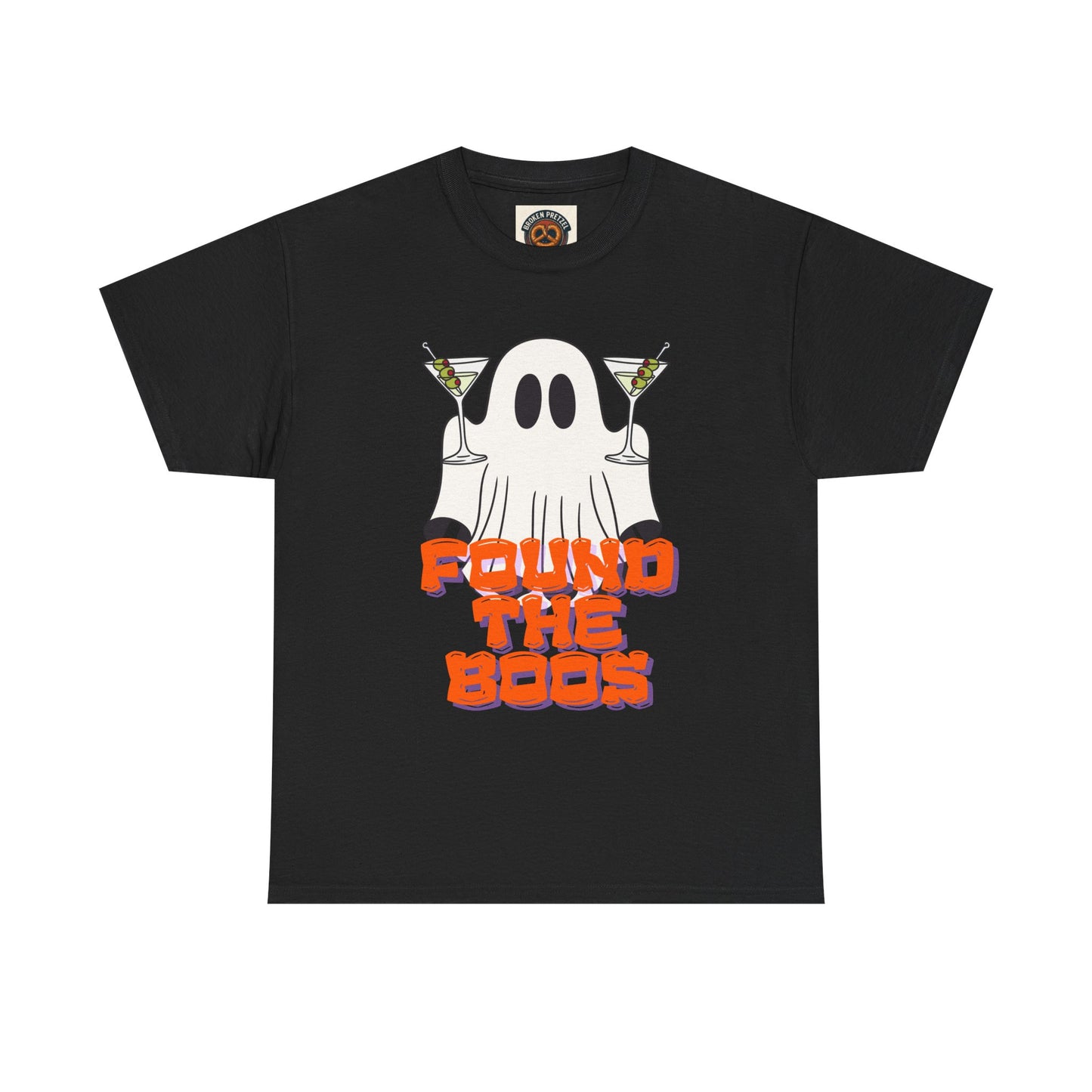 Found the Boos Ghost Tee — Funny Halloween Martini Party T-Shirt