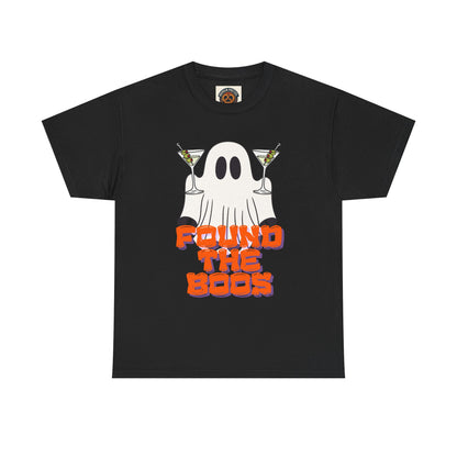 Found the Boos Ghost Tee — Funny Halloween Martini Party T-Shirt