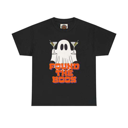 Found the Boos Ghost Tee — Funny Halloween Martini Party T-Shirt