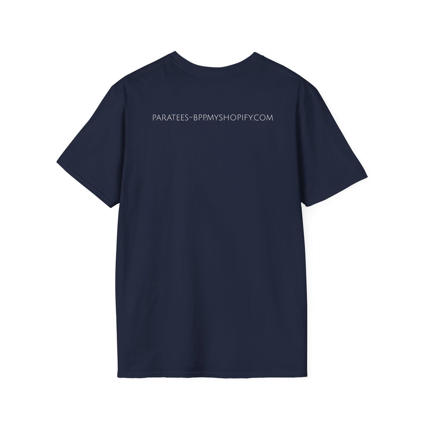 PARATEES Graphic T‑Shirt — Urban Night Photo Design with 'PARATEES' Text