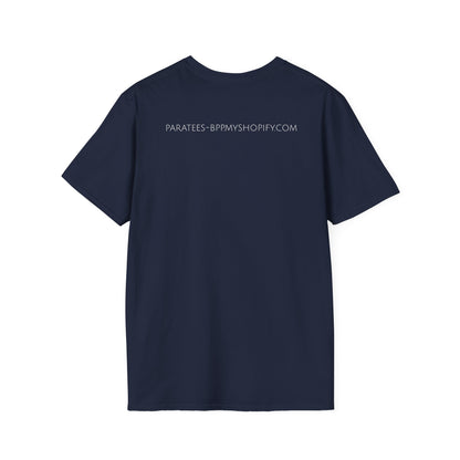 PARATEES Graphic T‑Shirt — Urban Night Photo Design with 'PARATEES' Text